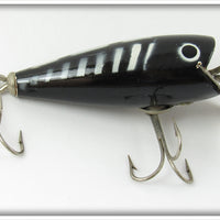 Vintage York Baits Black Rib Susquehanna Chub Lure 
