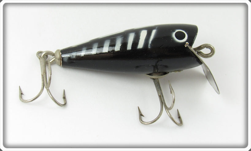 Vintage York Baits Black Rib Susquehanna Chub Lure 