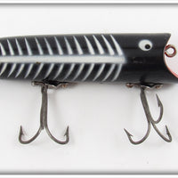 Vintage Heddon Black Shore Lucky 13 Lure 2500 XBW