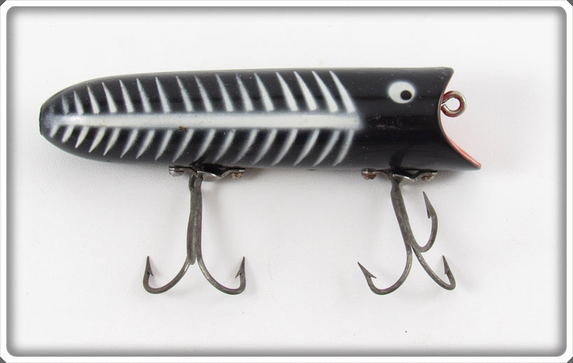 Vintage Heddon Black Shore Lucky 13 Lure 2500 XBW