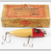 Vintage South Bend Red Head White Fish Oreno 953 RH In Box