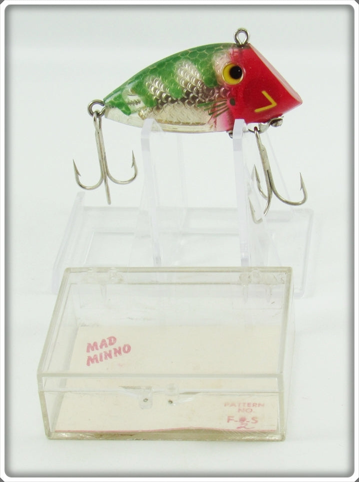 Vintage Buckeye Bait Corp Perch Mad Minno Lure In Box