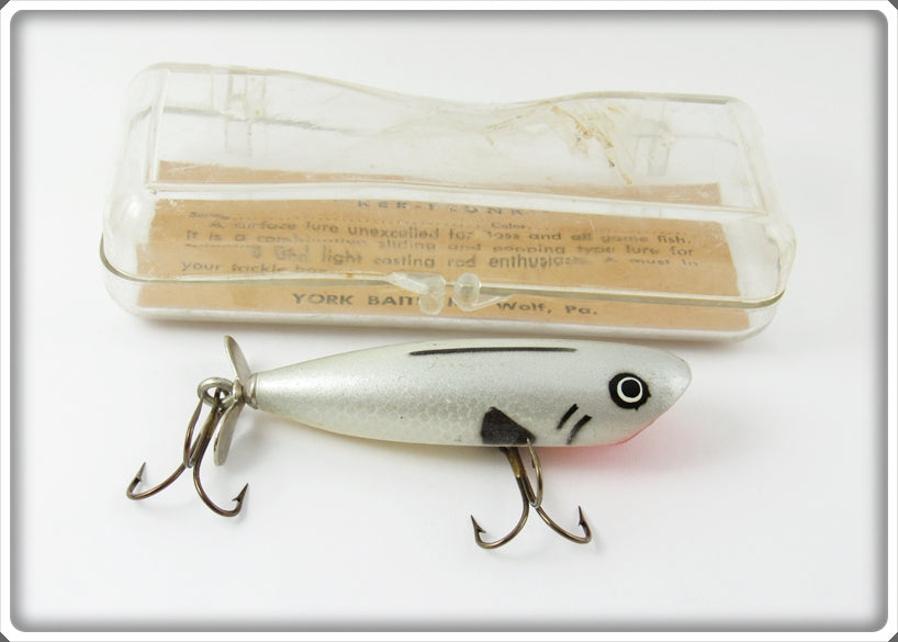 Vintage York Baits Shad Back Ker-Plunk Lure In Box