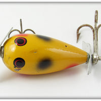 York Baits Red & Black Spot Lucky Minnow