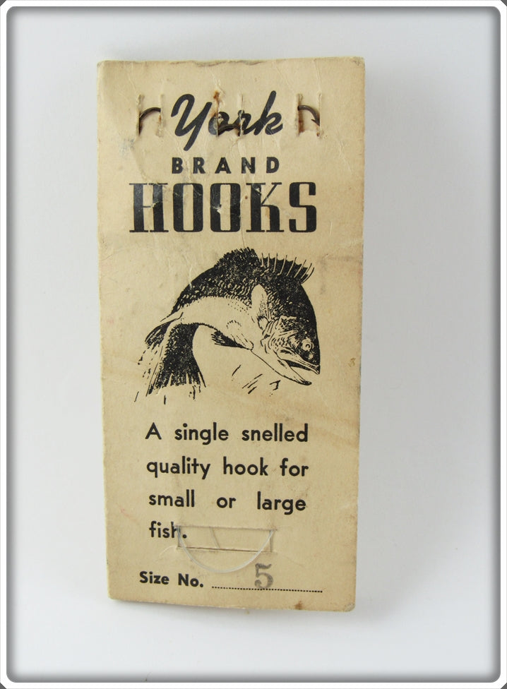Vintage York Baits Pack Of Hooks