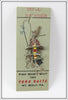 Vintage York Baits Yellow & Red Bead DO-L Spinner Lure On Card