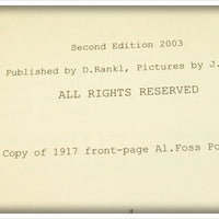 Al Foss Pork Rind Minnows Reference Book By D. Rankl