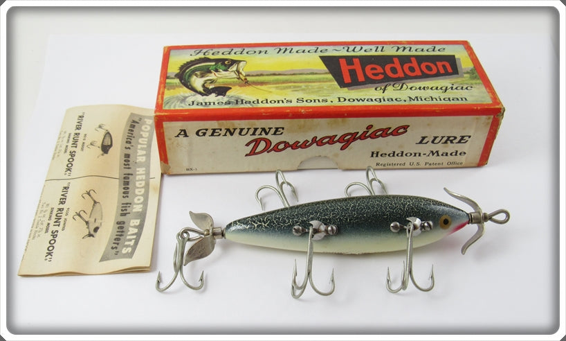 Heddon Green Crackleback 150 In Correct Box 150 GCB