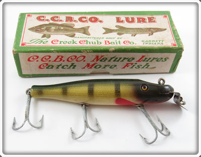 Vintage Creek Chub Perch Pikie Lure In Box 701