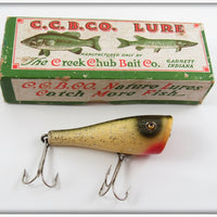 Vintage Creek Chub Silver Flash Plunker Lure In Box 3218