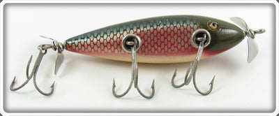 Vintage Creek Chub Red Side Injured Minnow Lure 1505