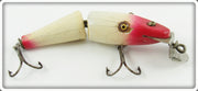 Creek Chub White Blended Red Head Baby Jointed Pikie 2702