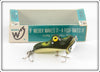 Vintage Weber Green Frog Swim King Lure In Box