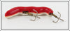 L & L Bait Co Red & White Wiggle Worm In Box