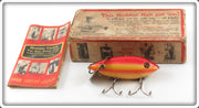 Vintage Heddon Rainbow Baby Crab Wiggler Lure In Box 1901