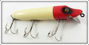 Vintage Heddon Red Head White Vamp Lure 7500 RH