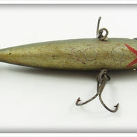 Pflueger Three Hook Wizard Wooden Minnow