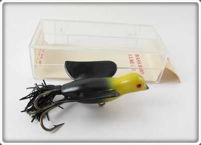Bass Bird Lure Co Yellow & Black Bass Bird In Box