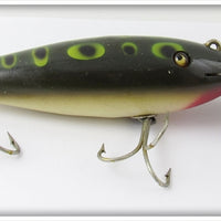 Vintage Creek Chub Frog Spot Wiggler Lure 119