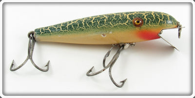 Vintage Pflueger Green Crackleback Baby Palomine Lure