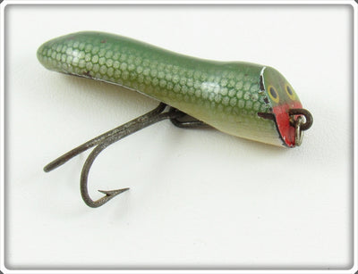 Vintage Pflueger Green Scale Fly Rod Wizard Lure