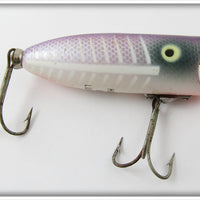 Vintage Heddon Purple Scale White Shore Baby Lucky 13 Lure 2400 PSWB