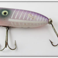 Heddon Purple Scale White Shore Baby Lucky 13