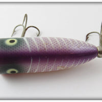 Heddon Purple Scale White Shore Baby Lucky 13