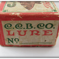 Creek Chub Empty Red Fly Rod Lure Box