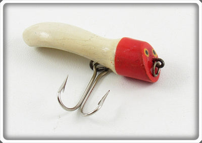 Vintage Pflueger Red & White Fly Rod Wizard Lure