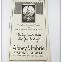 Abbey & Imbrie 1926 April Fishing Tackle Wholesale Catalog