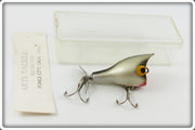 Vintage Arts Tackle Ponca City OK Silver Popper Lure In Box