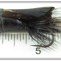 South Bend Black Callmac Bass Bug