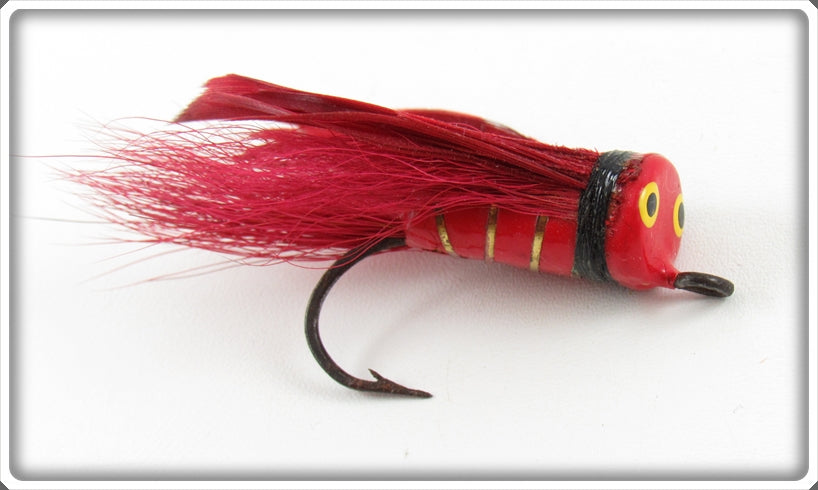 Vintage South Bend Red Callmac Bass Bug Lure