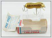 Vintage Cordell Tackle Inc Gold The Prez Peanut Lure In Box