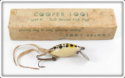 Cooper Lures White Black Spots Cooper Loor Frog In Box