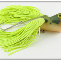 Vintage P.C. Fishing Tackle Inc Green Bluper Frog Lure