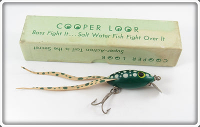 Cooper Lures Green White Spots Cooper Loor Frog In Box