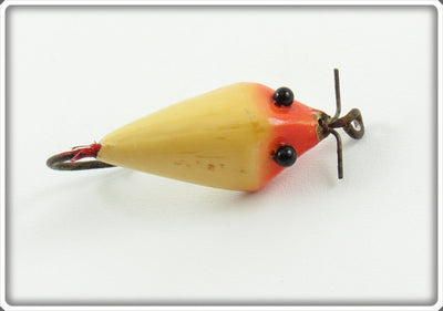 Vintage South Bend Red & White Bug Oreno Lure 