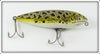 Vintage Heddon Natural Leopard Frog Zara II Lure 9240 NF