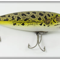 Vintage Heddon Natural Leopard Frog Zara II Lure 9240 NF