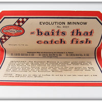 Shakespeare Shiner Finish Evolution Minnow In Box