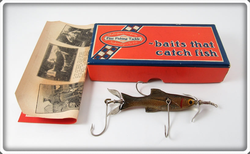 Shakespeare Shiner Finish Evolution Minnow Lure In Box 6504