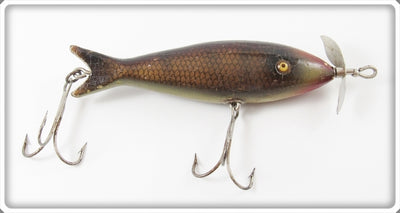 Vintage Paw Paw Perch Fan Tail Whirling Chub Lure 3200