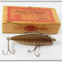 Vintage South Bend Pike Scale Fish Oreno Lure In Box 953 P