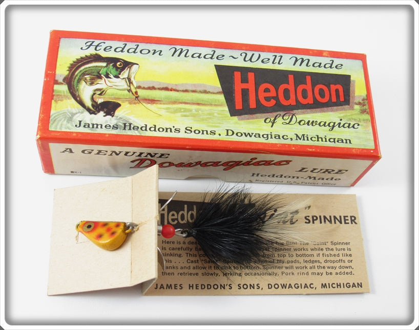 Heddon Spotted Orange Saint Spinner Lure In Box 440-SO 