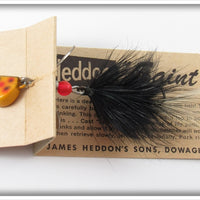 Heddon Spotted Orange Saint Spinner In Box