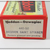 Heddon Spotted Orange Saint Spinner In Box