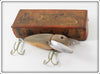 Vintage Heddon Grey Mouse Musky Crazy Crawler In Box 2150 GM