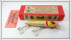 Heddon Yellow Shore Silver Salmon River Runt Lure In Box 8959XRY